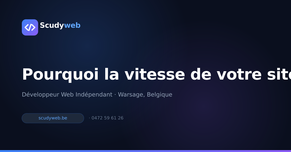 Pourquoi la vitesse de votre site internet impacte directement vos ventes